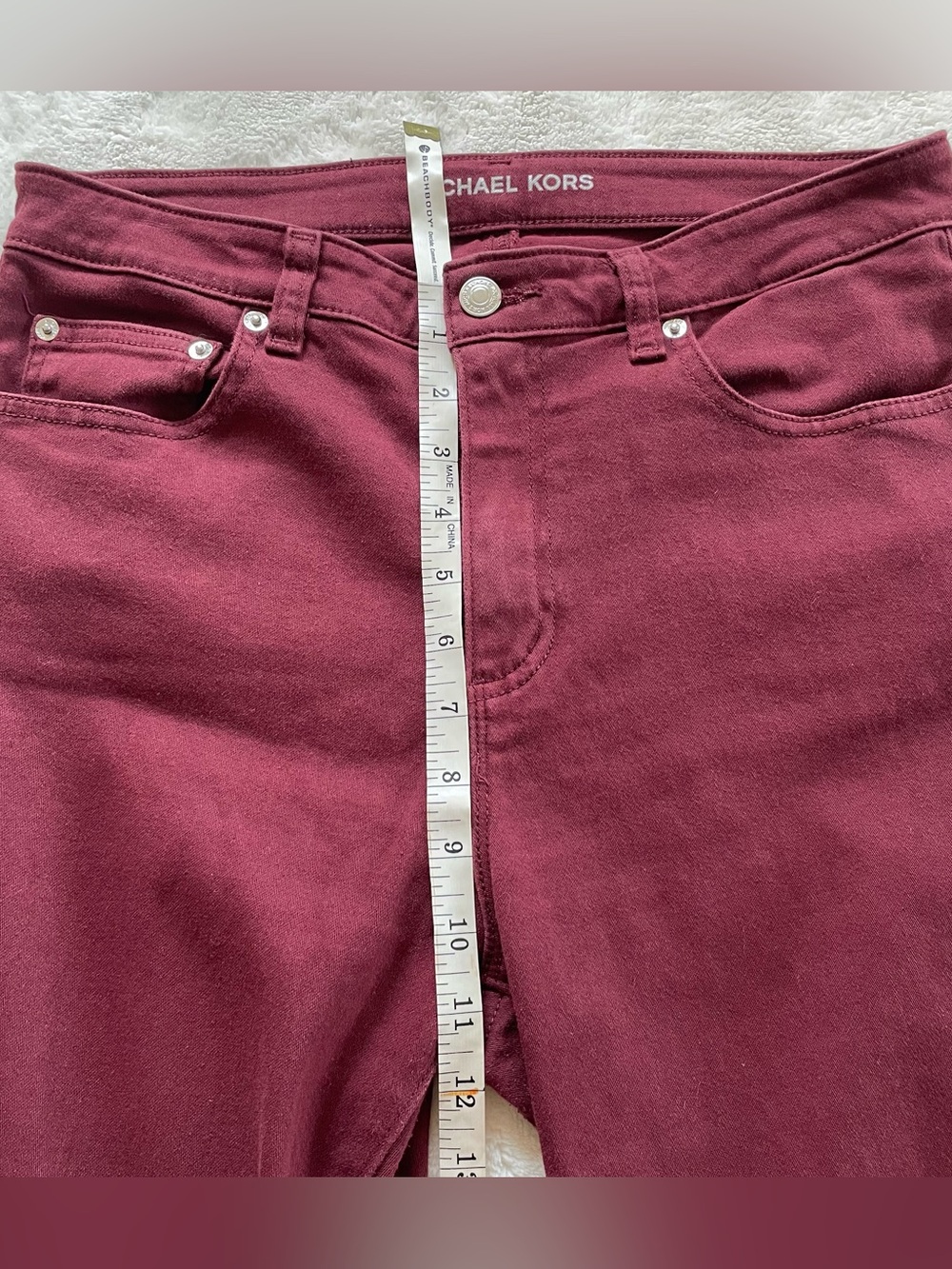 Michael Kors Maroon Slacks size 8 - Picture 9 of 13